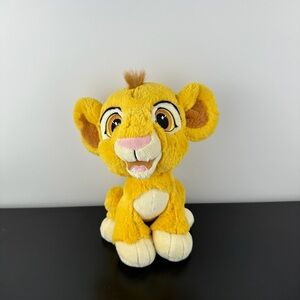 Disney Lion King Young Simba Cub 9” Embroidered Eyes DisneyLand Paris Plush